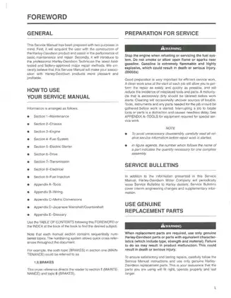 2006 Harley-Davidson Softail Service Manual - Complete Guide to Maintenance and Repair Preview image 2