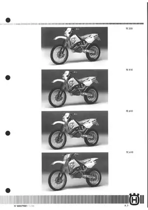 1995 Husqvarna TE-350-410, TE-TC 610 workshop manual Preview image 3