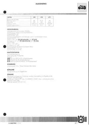 1995 Husqvarna TE-350-410, TE-TC 610 workshop manual Preview image 4