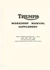1957–1974 Triumph Tiger 100 (T100/T100S/T100SS), Daytona (T100T/T100R), Trophy 500 (T100C), Tiger 90 (T90), Speed Twin (5TA) & Twenty-One (3TA) Workshop Manual (P/N 305) – preview page 2