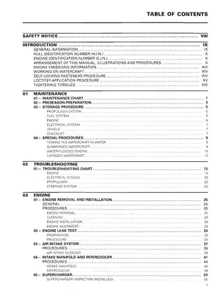 2007 Sea-Doo 4-tec, GTI, GTI Rental, GTI SE, GTX, GTX Limited, GTX Wake, RXP, RXT shop manual Preview image 3