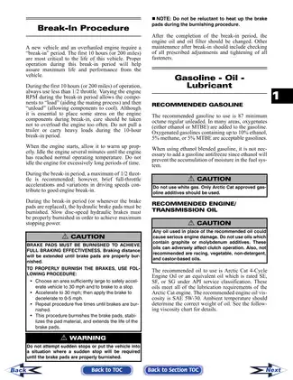 Arctic Cat Prowler 700 Service Guide and Maintenance Manual (2007) Preview image 4