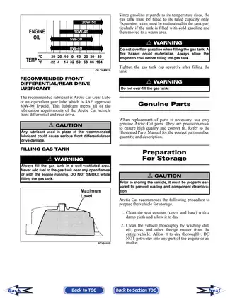 Arctic Cat Prowler 700 Service Guide and Maintenance Manual (2007) Preview image 5