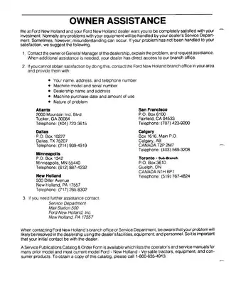 New Holland 345D, 445D, 545D Industrial tractor operators manual Preview image 4