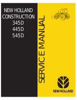 New Holland 345D, 445D, 545D  Industrial Tractor 1988–1994 Service & Repair Manual – preview page 1