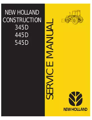New Holland Construction 345D, 445D, 545D, 250C, 260C loader tractor service manual Preview image 2