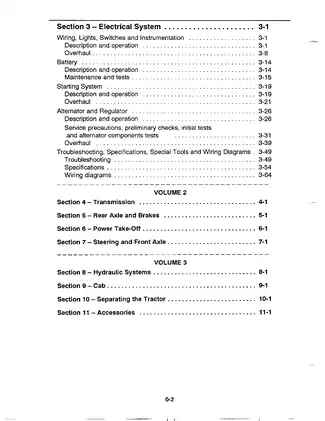 New Holland 345D, 445D, 545D, 250C, 260C loader tractor service manual Preview image 4