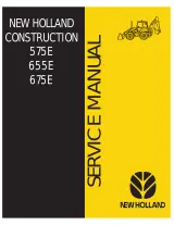 2000–2010 New Holland 555E, 575E, 655E, and 675E OEM Service Manual – preview page 1