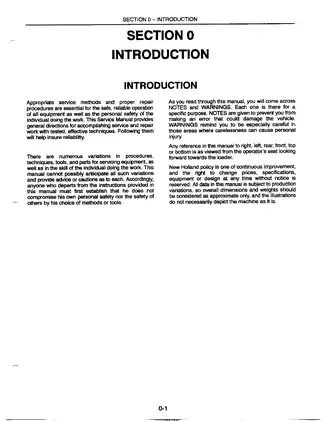 New Holland 575E, 655E, 675E backhoe loader tractor repair manual Preview image 3