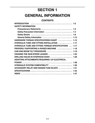 New Holland Skid Steer L565, LX565, and LX665 Service Manual