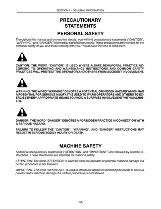 New Holland L565, LX565, LX665 skid steer loader manual Preview image 3