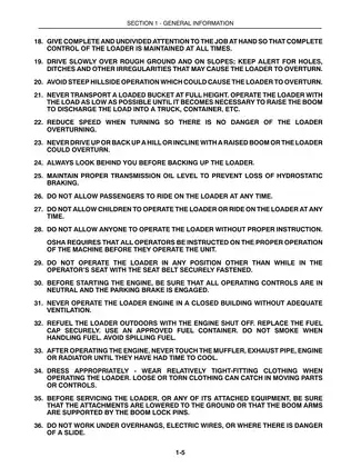 New Holland Skid Steer L565, LX565, and LX665 Service Manual Preview image 5