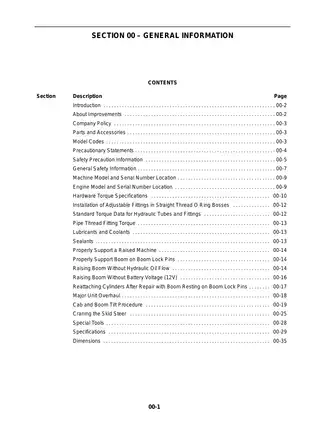 New Holland LS160, LS170 Skid Steer Loader manual Preview image 2