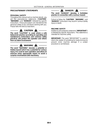 New Holland LS160 & LS170 Skid Steer Service Manual Preview image 5