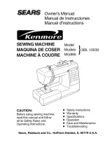 Kenmore 385.19030 Sewing Machine Owner's Manual (P/N 840-800-028) – preview page 1