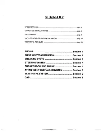 New Holland LW110, LW130 Wheel Loader serice manual Preview image 3