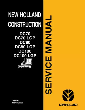 Comprehensive Digital Manual for DC70, DC80, and DC100 Construction Machinery Preview image 1