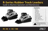 ASV RC-85, RC-100 & RG 300 Rubber Track Loader Service Manual (P/N 0201-669) – preview page 1