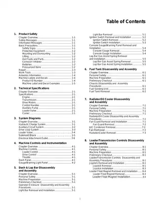 RC-85 Rubber Track Loader Service Manual and Guide Preview image 3