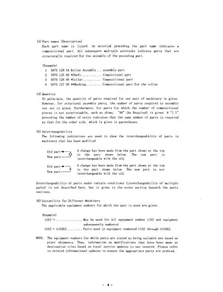 IHI 30VX/30NX Excavator Parts Catalog and Service Manual Preview image 5