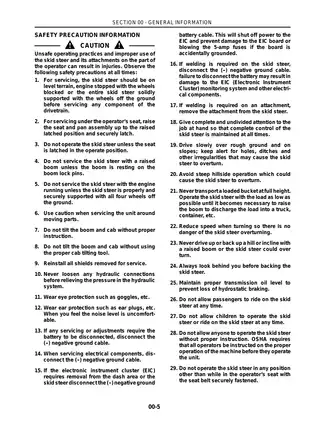New Holland LS180 and LS190 Skid Steer Service Manual Preview image 5