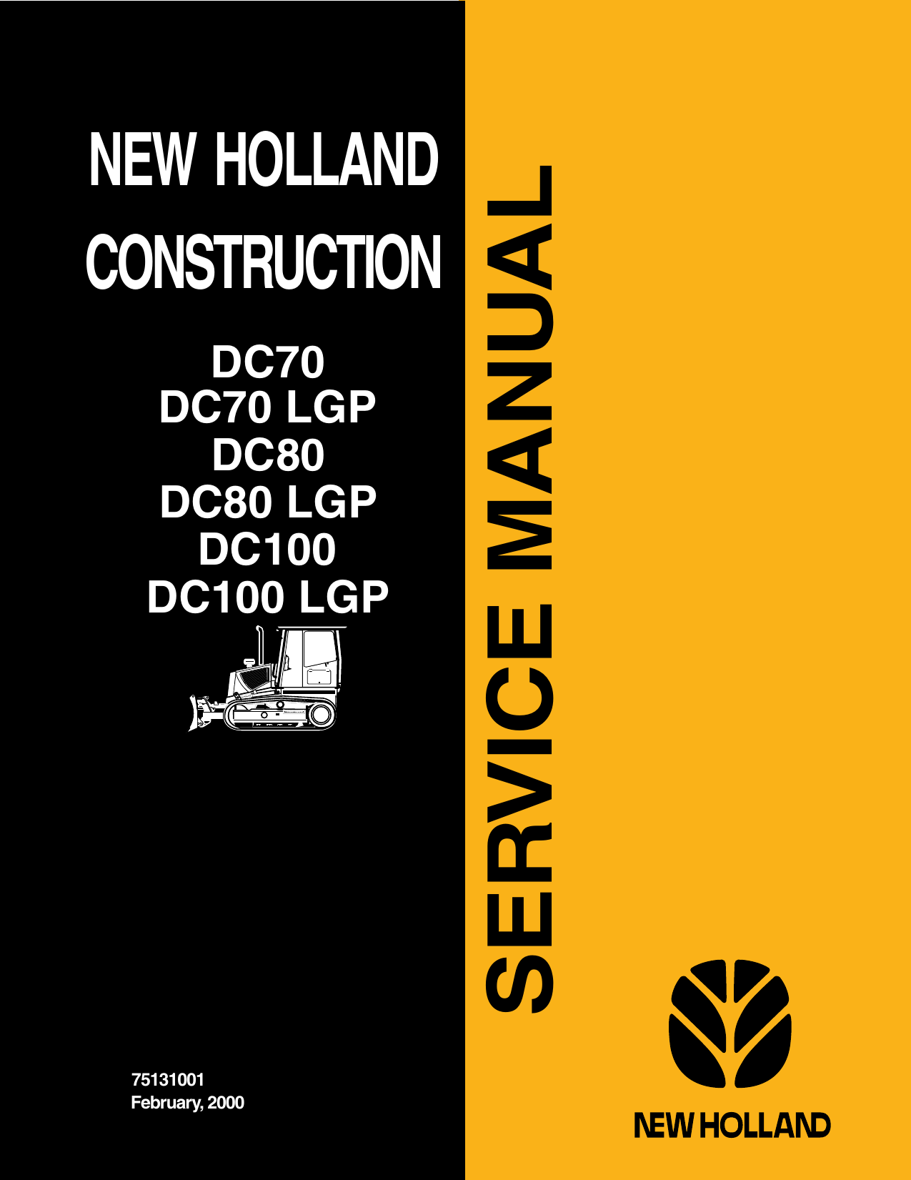 DC70, DC70 LGP, DC80, DC80 LGP, DC100, DC100 LGP service manual Preview image 1