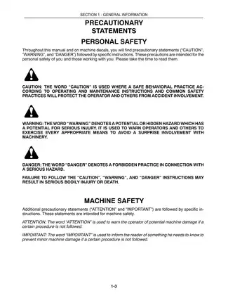 New Holland Skid Steer Loader Service Manual (Models L465, Lx465, Lx485) Preview image 3
