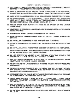 New Holland Skid Steer Loader Service Manual (Models L465, Lx465, Lx485) Preview image 5