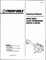 Troy-Bilt Horse Model Tiller Transmission Factory Service Manual (P/N MNL-8 (6/84)) – preview page 1