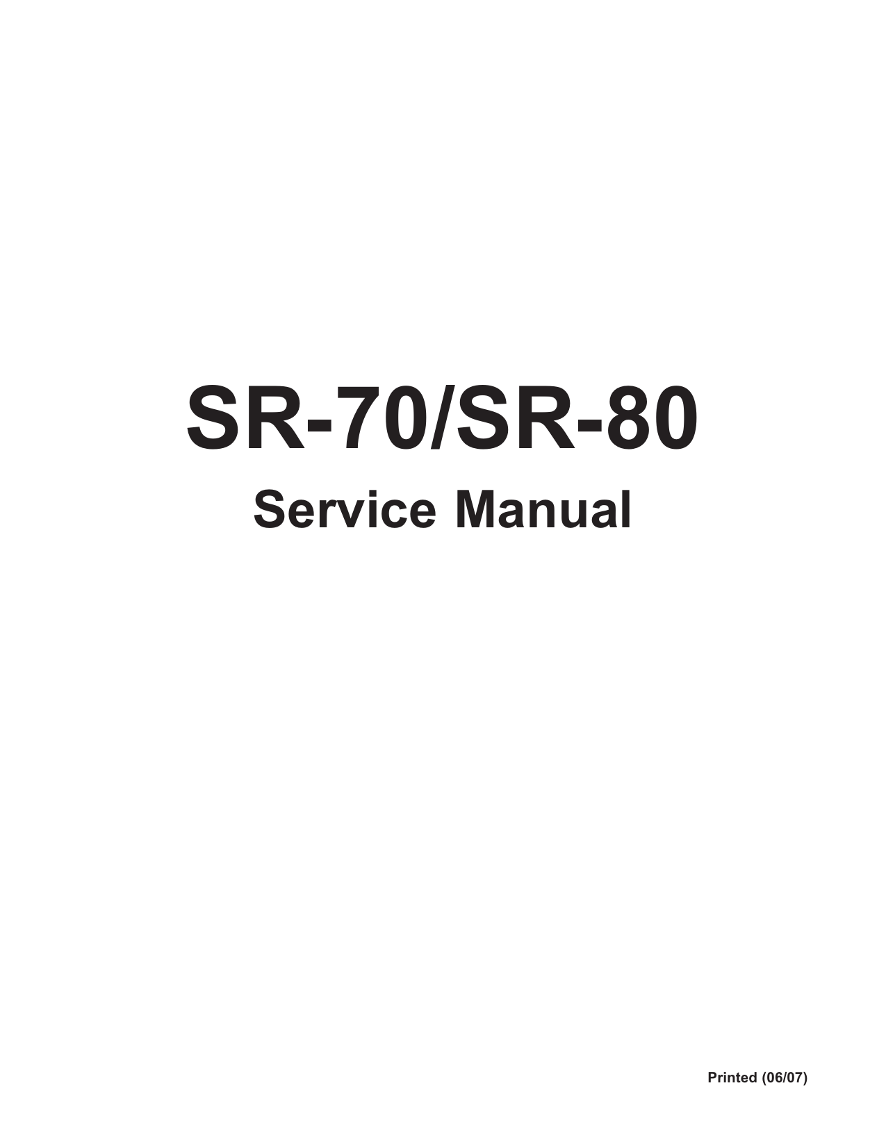 ASV SR70, SR80 RubberTrack Loader service manual Preview image 4