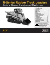 ASV R-Series RCV/RC-30/RC60/RC85/RC100 Operation and Maintenance Manual (P/N 2055-172) – preview page 1