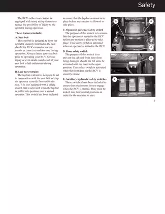ASV Rubber Track Loader RCV Operation and Maintenance Manual Preview image 5