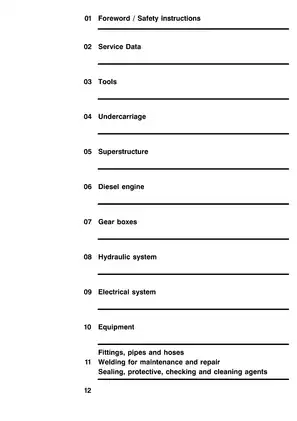 New Holland EC215 excavator construction manual Preview image 2