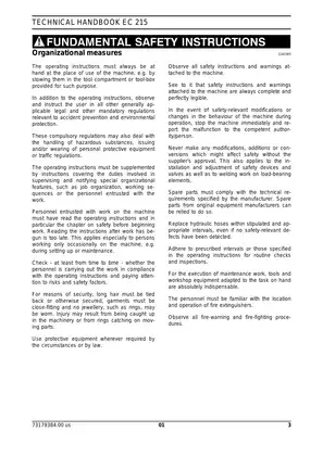 New Holland EC 215 Excavator Service Manual Preview image 5