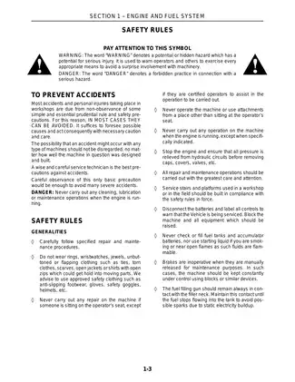 New Holland Engine and Fuel System Service Manual Preview image 4