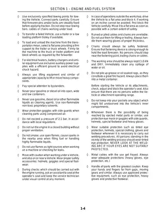 New Holland Engine and Fuel System Service Manual Preview image 5