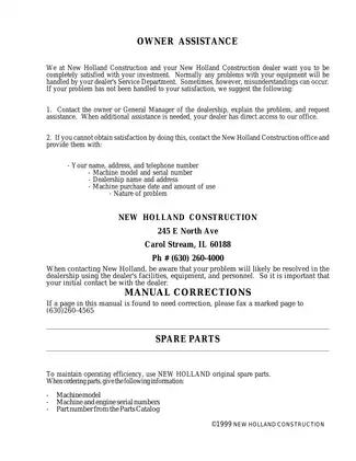New Holland Construction Boom Service Manual for LM840, LM850, and LM860 Preview image 3