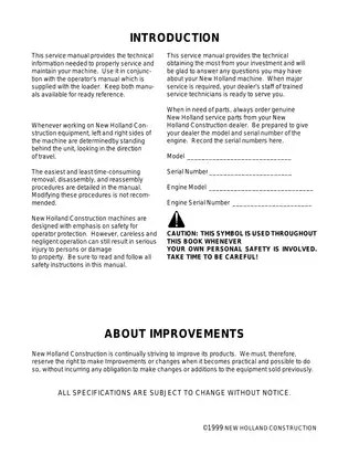 New Holland Construction Boom Service Manual for LM840, LM850, and LM860 Preview image 4
