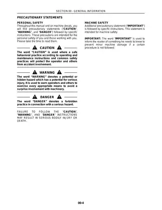 New Holland LS140 and LS150 Skid Steer Service Manual - Comprehensive Guide Preview image 5