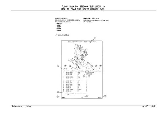 Takeuchi TL 140 compact track loader parts list Preview image 4