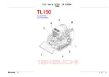 Takeuchi TL150 Track Loader Parts List Manual (P/N BT7Z011 ) – preview page 1