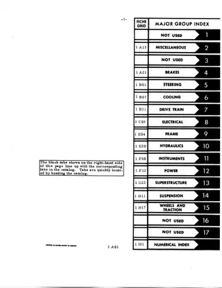 1947 to 1979 International Harvester (IH) Farmall Cub and Cub Lo-Boy TC37F tractor master parts catalog Preview image 4