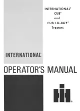 International Cub Lo-Boy 224401+ Operator's Manual (P/N 1 014 488 R8) – preview page 1