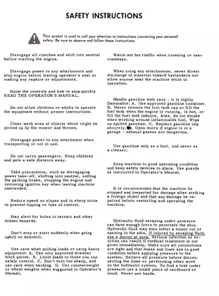 International Cub Lo-Boy Operator's Manual - Comprehensive Guide Preview image 3