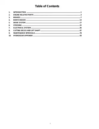 Cub Cadet Professional Series Shop Manual for Riding Tractors (2007) Preview image 4