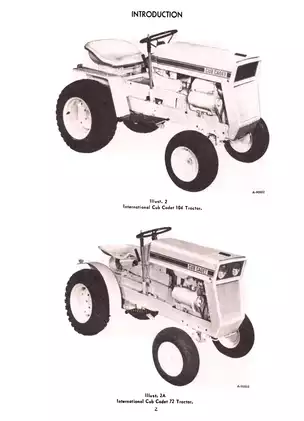 International Cub Cadet Tractors Operator's Manual (Models 72, 104, 105, 124, 125) Preview image 5