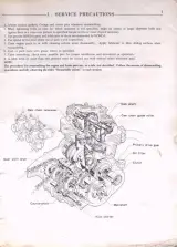 1974 Honda CB200 / CL200 Scrambler Shop Manual (P/N 6135402) – preview page 3