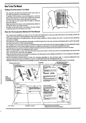 Honda CBR1000F Hurricane manual Preview image 3