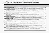 Chevrolet Camaro 1995 Owner's Manual (P/N 10254415 B) – preview page 2