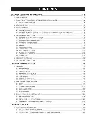 Cub Cadet 8404/8354 Tractor Service Manual Preview image 4